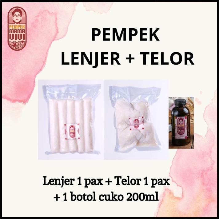 

Pempek Lenjer + Telor