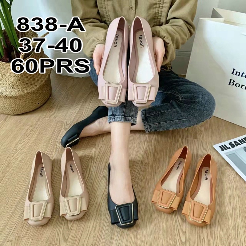 FLAT SHOES PITA JELLY KARET FAVOLI 838