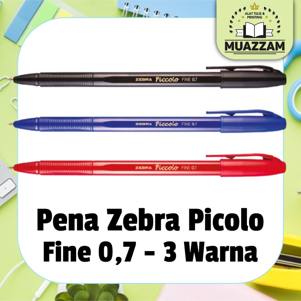

Zebra Piccolo Pena 0,7 - 3 Pilihan warna