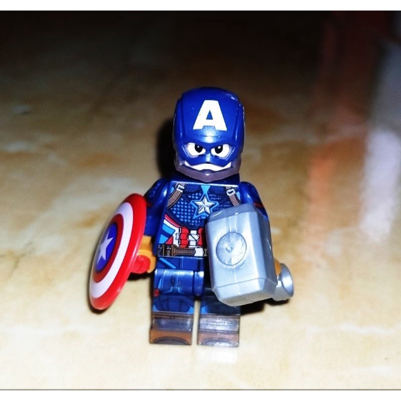 mainan minifigure captain america wm661 leg0 marvel avengers super hero edukasi brick blok murah