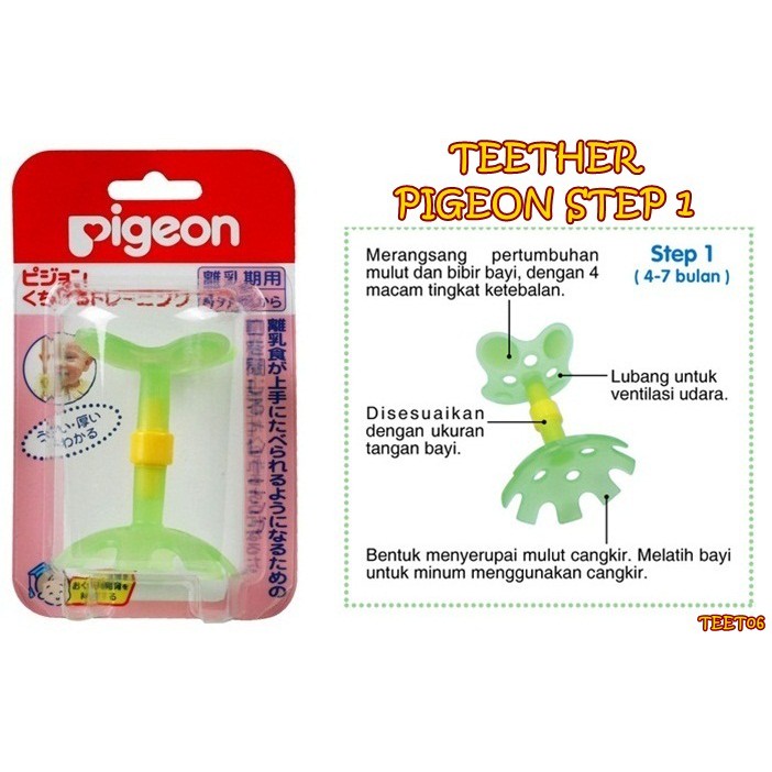teether pigeon step 1
