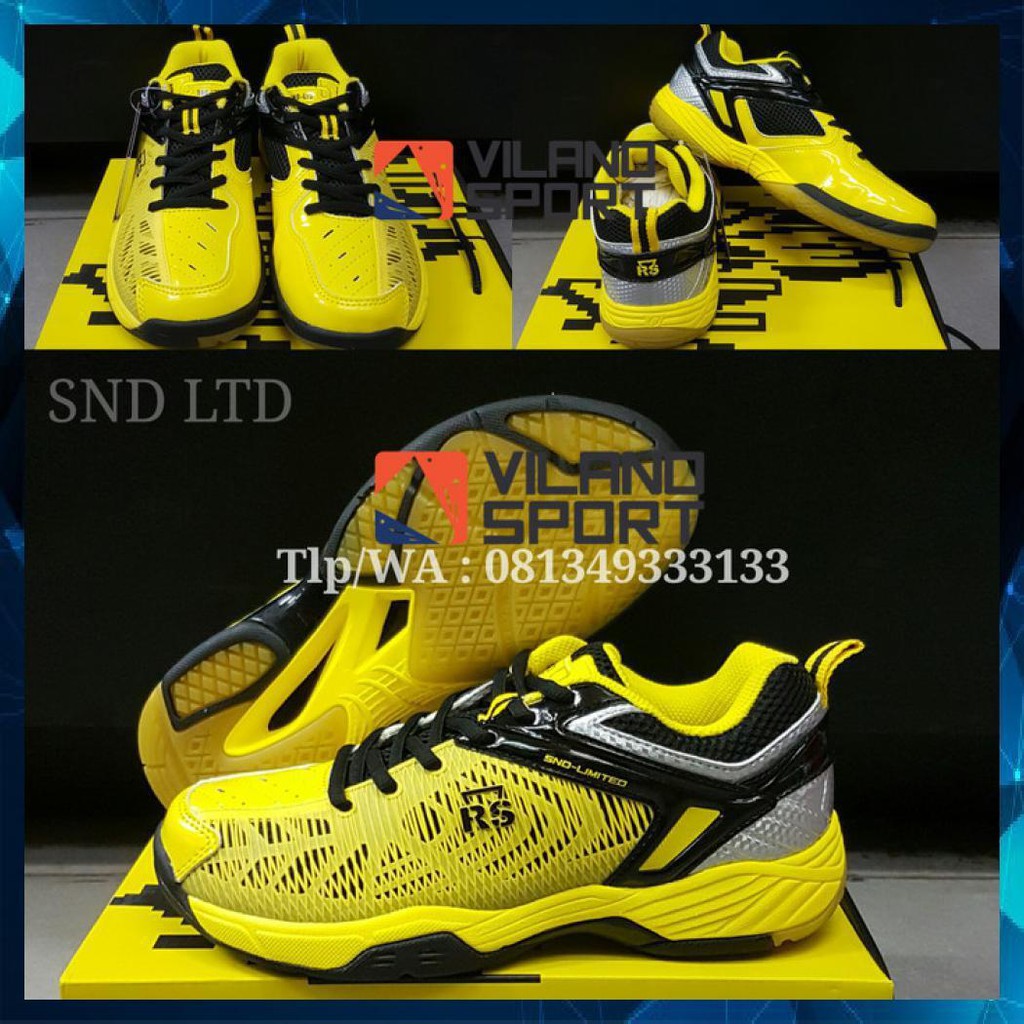 SEPATU BADMINTON RS SND LIMITED YELLOW