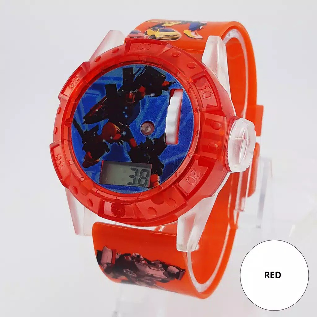 JAM TANGAN ANAK TOBOT LED PROYEKTOR TERMURAH