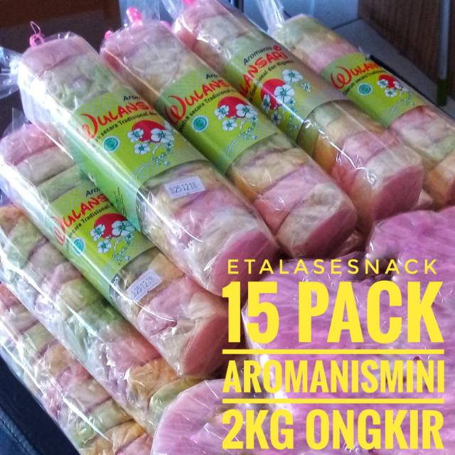 

15 pack AROMANIS MINI 2KG ongkir RAMBUT NENEK PUTRI / ARUM MANIS