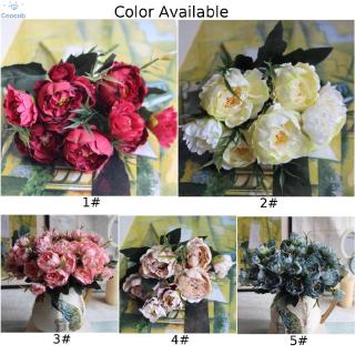 Bunga Peony Buatan dengan Bahan Kain Sutra untuk Hiasan Bunga Peony Buatan dengan Bahan Kain Sutra untuk Hiasan