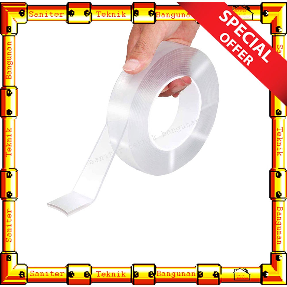 Double Tape Bening Sided Tape Solatip 2 Sisi Anti Air Glorious