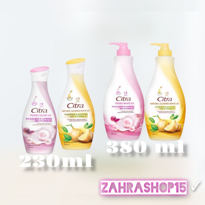 CITRA Hand &amp; Body Lotion UV 230 &amp; 380ml