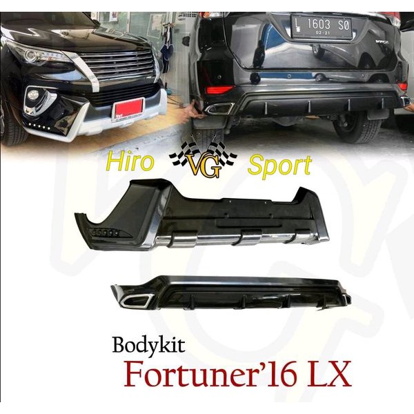 Jual Body Kit All New Fortuner Model Lx Vnj Shopee Indonesia