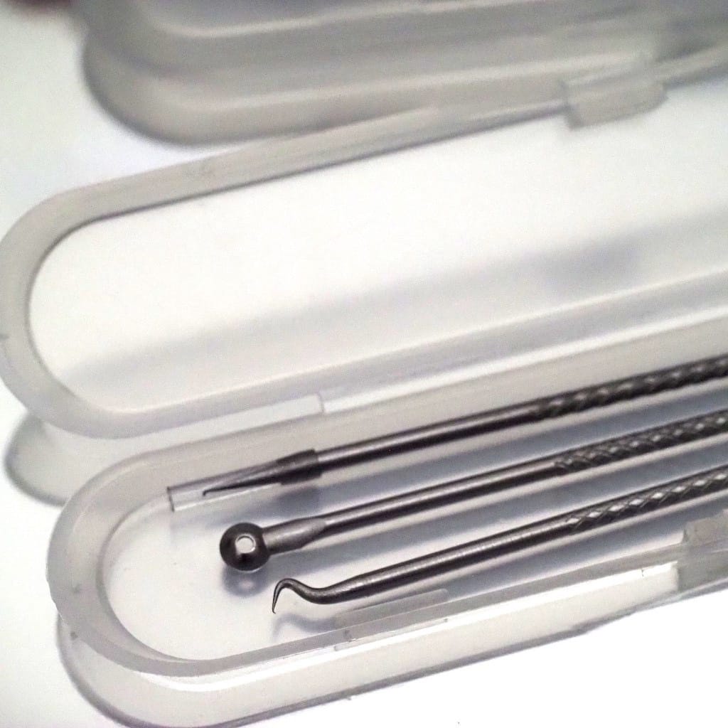 Pinset Alat Pencetan Jerawat Komedo set isi 3