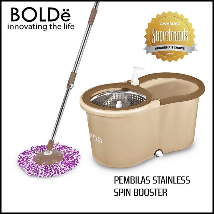 Alat Pel Lantai Supermop Stainless Bolde M-789X+