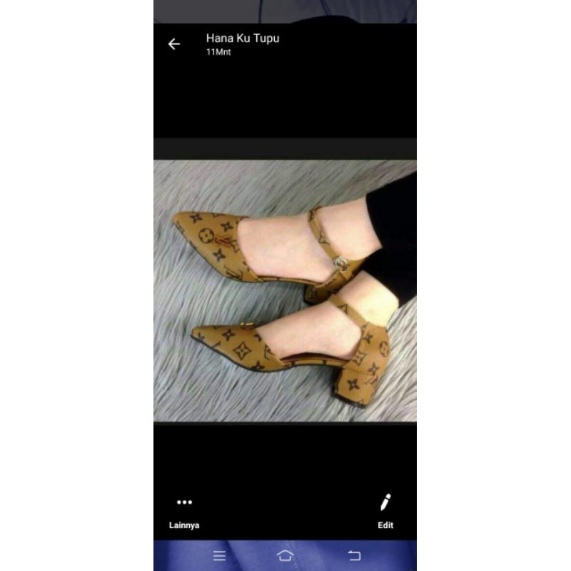 sepatu wanita hak tahu