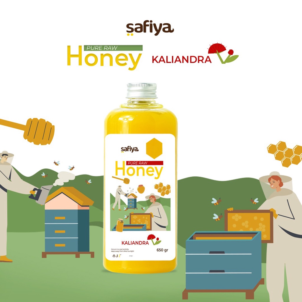 Madu Murni Asli 650 Gram | Safiya Raw Honey Premium Original Series