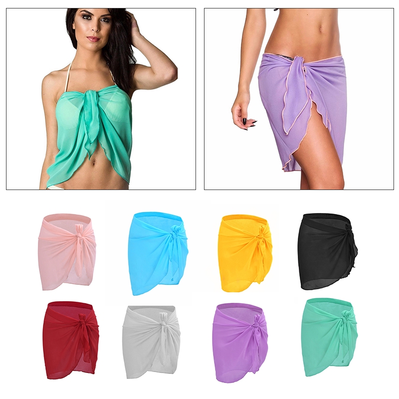 beach cover up wrap skirt