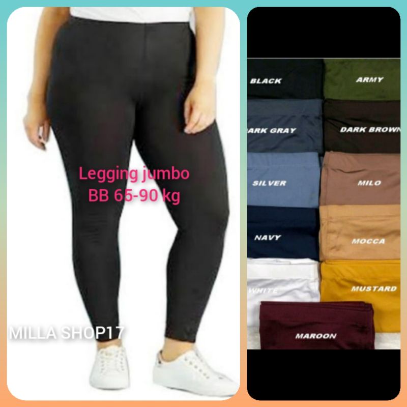 legging panjang jumbo ukuran xxl/clana remaja