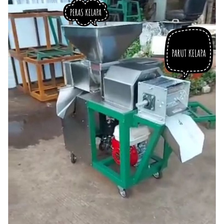 Mesin Parut Kelapa dan Langsung Peras jadi Santan KB 502