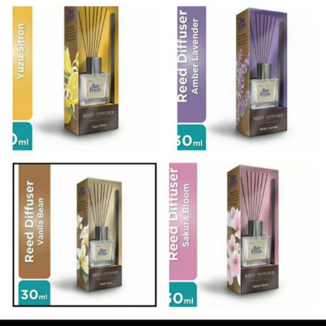 BayFresh Reed Diffuser 30ml - Bay Fresh Pengaharum ruangan