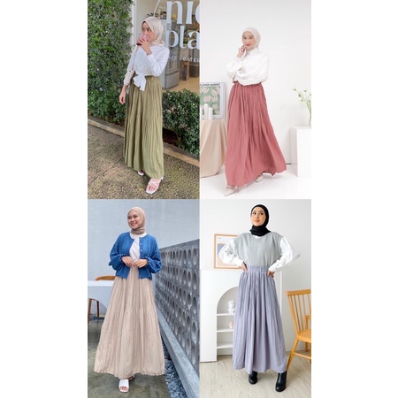 Seruni skirt — rok plisket