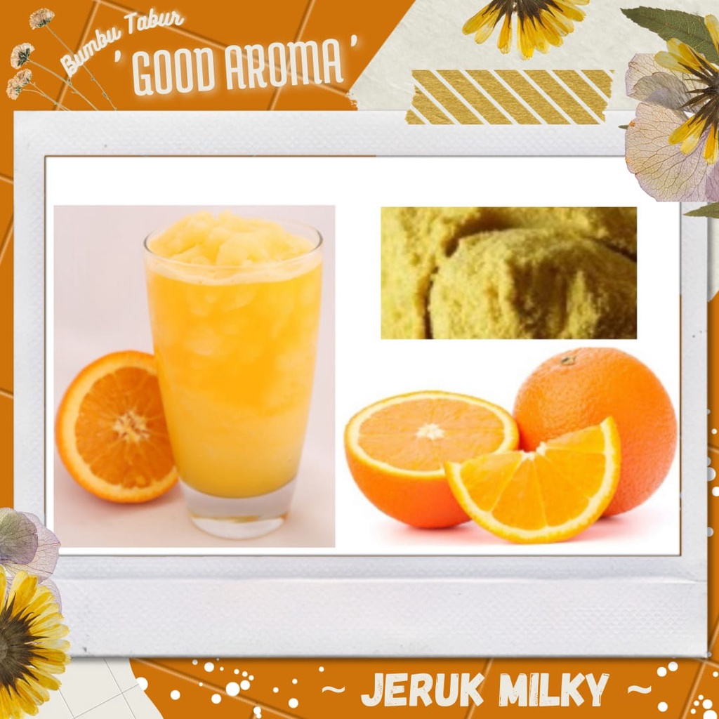 

Bubuk Tabur Manis Jeruk Milky 1 kilogram, Jual Bubuk makanan rasa Jeruk Milky 1 kg Powder Murah Enak Halal