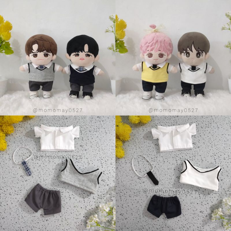 Back to school/ 15cm 20cm / kpop doll clothes / outfit kpop doll