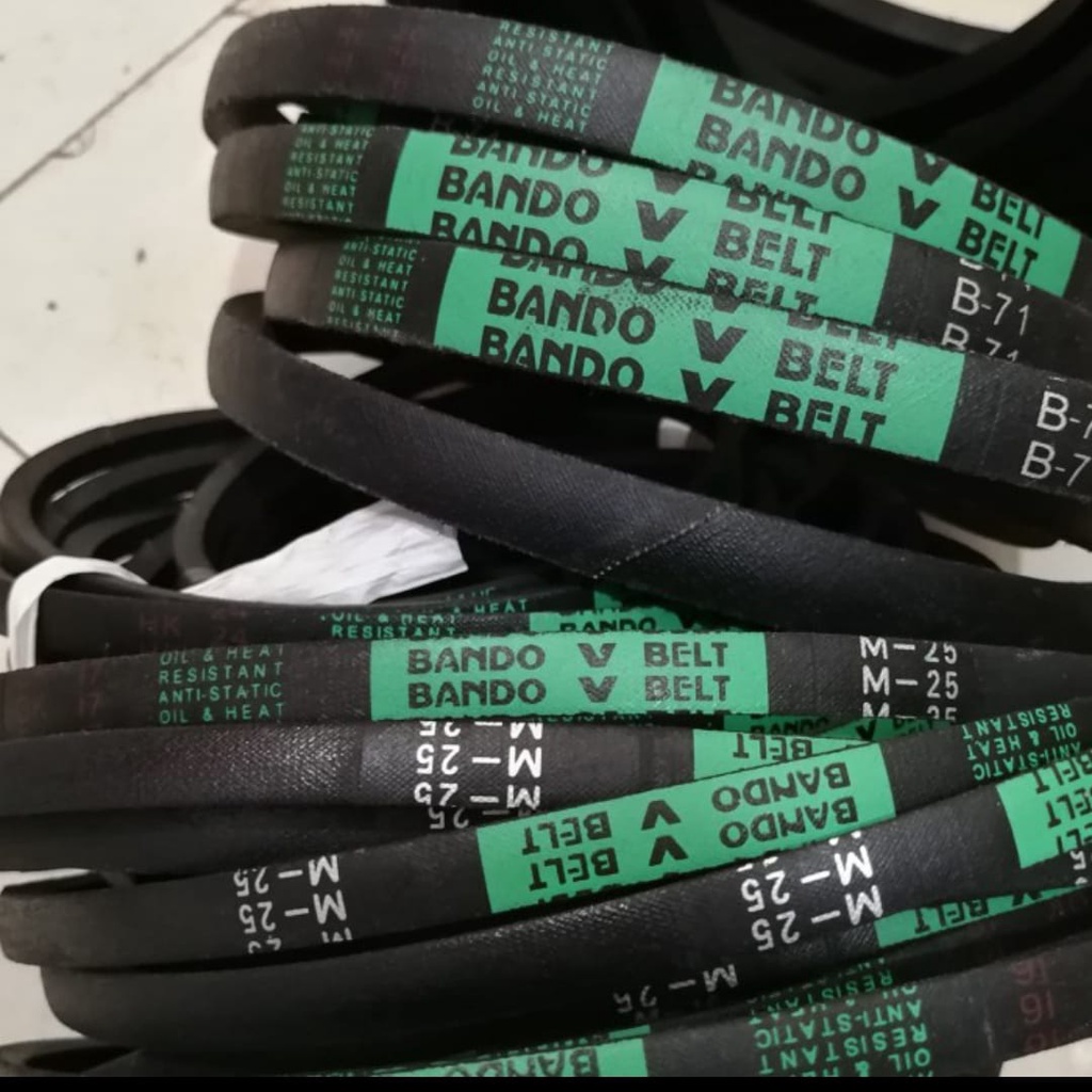 Vanbelt bando A 65 / fanbelt V belt Green seal bando A 65 atau A65 atau A-65