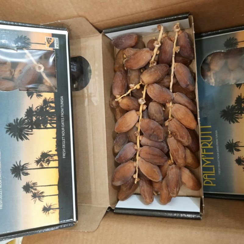 

kurma tunisia palm fruit 12pcs × 500gr (exp 2030 original)