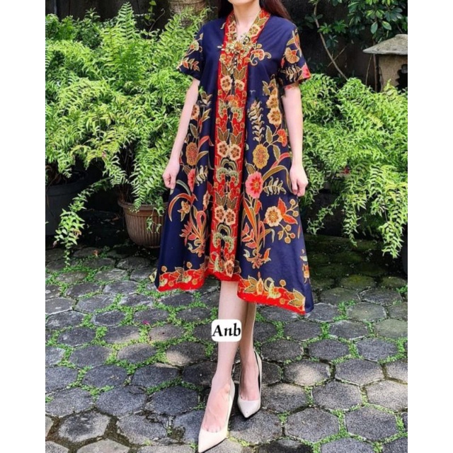 dress batik modern/ dress formal / dress batik Pekalongan/ dress batik jumbo bigsize/ dress formal j