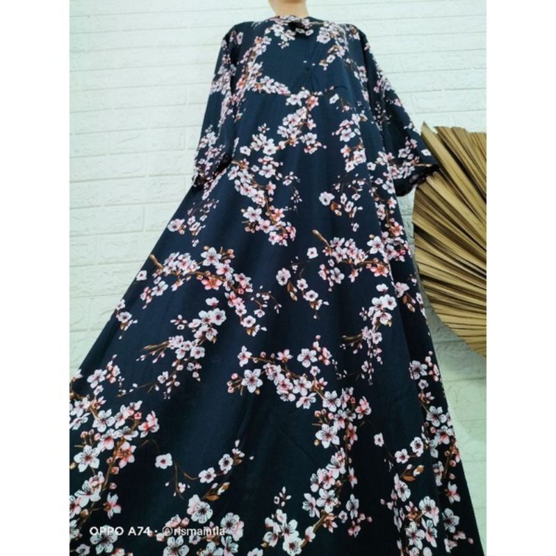 GAMIS HYGET JUMBO BUSUI MOTIF FRESILIA / SAKURA || GAMIS BUSUI MOTIF TERBARU TERMURAH