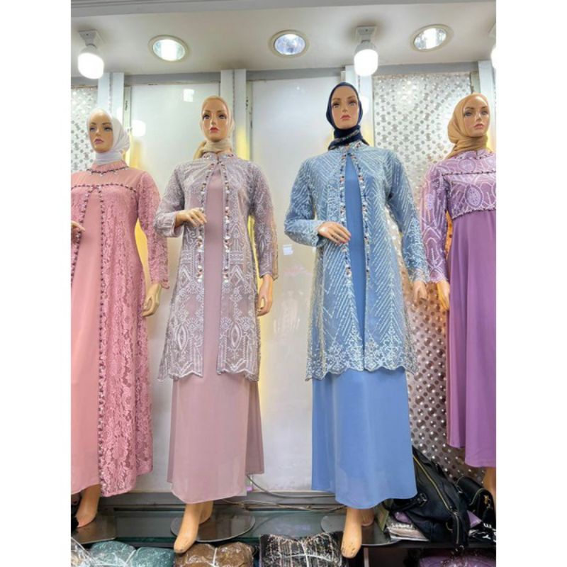 GAMIS FARASYA BY RASAQI KEBAYA-DRESS PAYET PREMIUM | GAMIS MEWAH | GAMIS PESTA | GAMIS MUSLIM-gamis wisuda-gamis tunangan-gamis kondangan-gamis murah-gamis modern