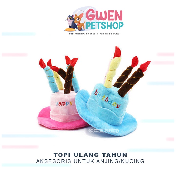 Topi Ulang tahun // TOPI KUCING TOPI ANJING