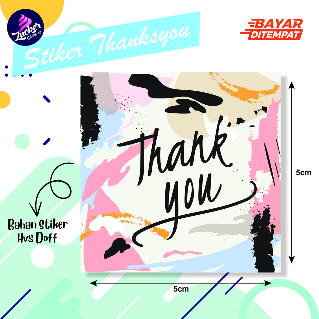 

STIKER LABEL THANK YOU ( 100pcs )