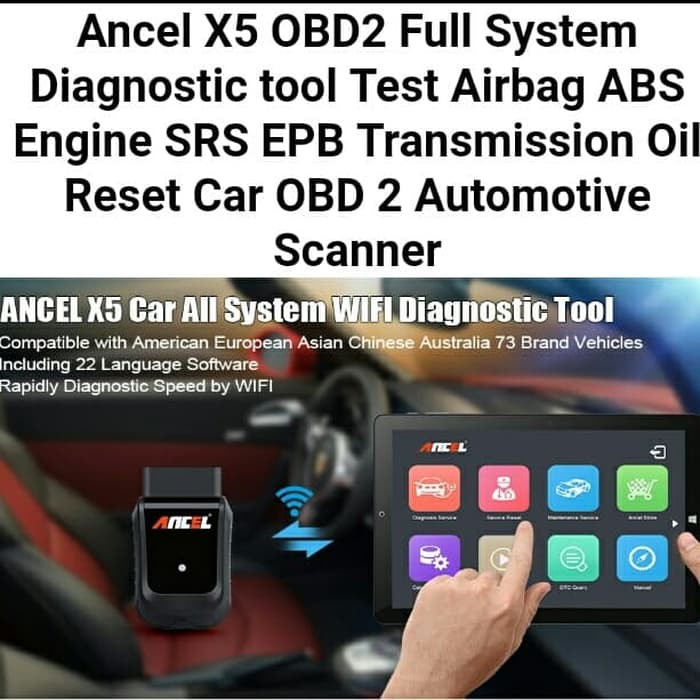 Scanner mobil profesional Ancel X5 OBD2 Full System Diagnostic