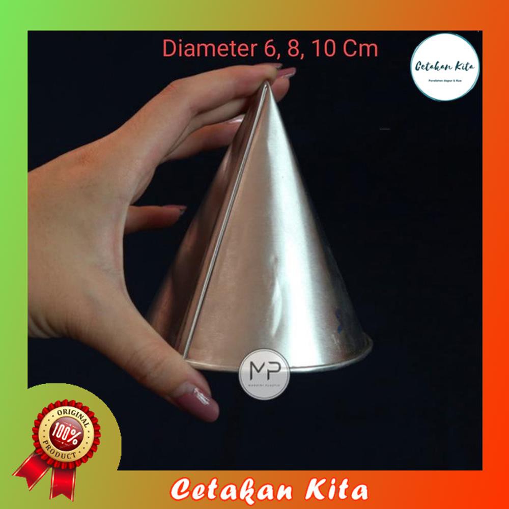 Cetakan Tumpeng Mini D 6 8 10 Cm | Cetakan Tumini Alumunium
