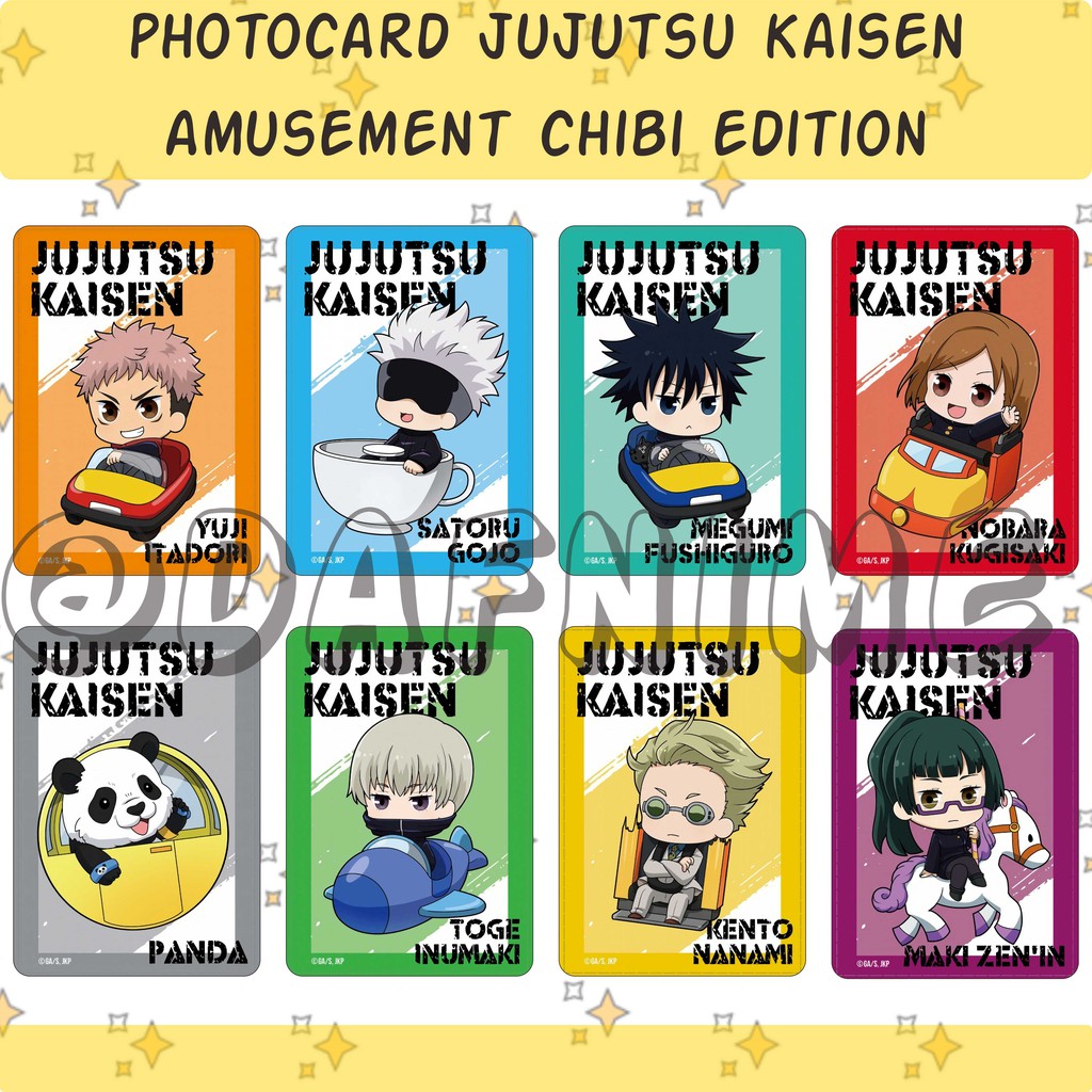 Jual JUJUTSU KAISEN AMUSEMENT EDITION PHOTOCARD ANIME | Shopee Indonesia