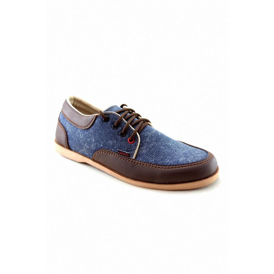 denim oxford shoes