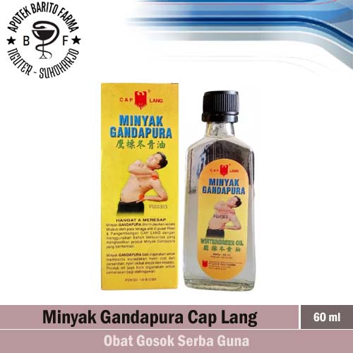 Minyak Gandapura Lang 60 Ml. Obat Gosok Serba Guna