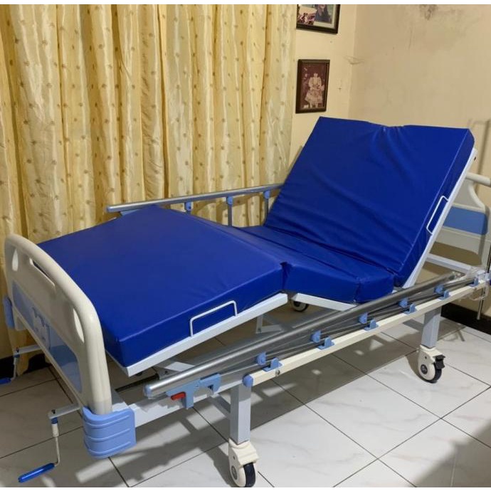 Bed pasien 2 ENGKOL ABS tempat tidur rumah sakit