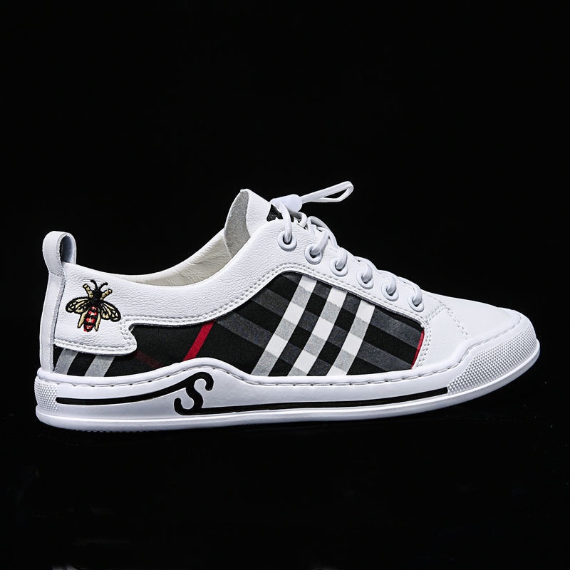 Sepatu sneakers pria Import model B U R B E R R Y terbaru