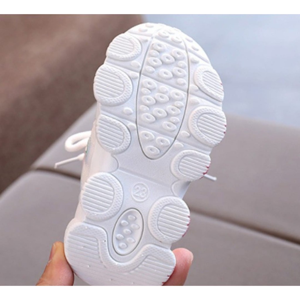 Sepatu Anak Non LED Sneaker Casual Korean Style M.E Usia 1,5 -5 Tahun
