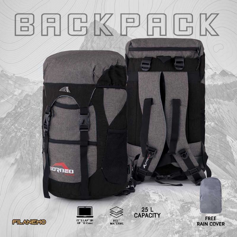 Tas Ransel Backpack 25 Liter Outdoor Gear Terbaru | Semi Keril Carrier Ransel Gendong Travelling