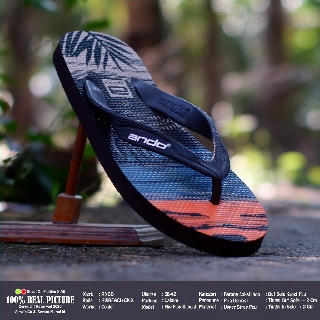  Ando  sandal  japit pria hawai beach 38 42 Shopee Indonesia