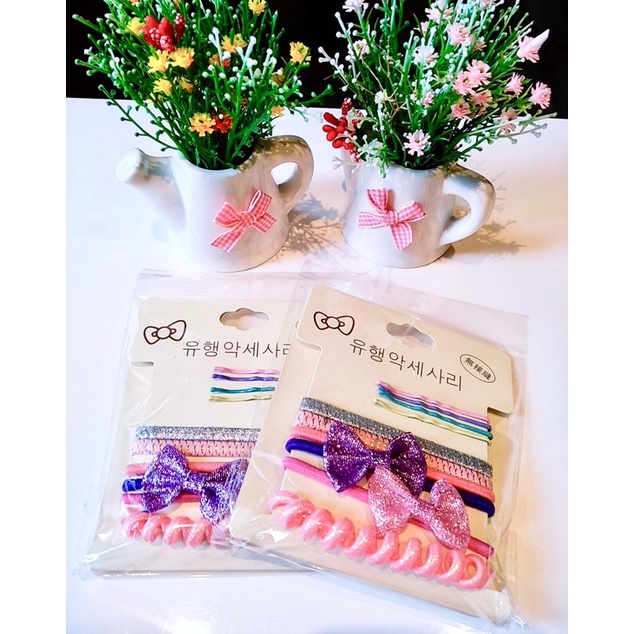 Kunciran impor korea set jepit lidi