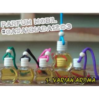 PARFUM MOBIL / PENGHARUM MOBIL Gantung murah Parfum Ruangan 3ml botol