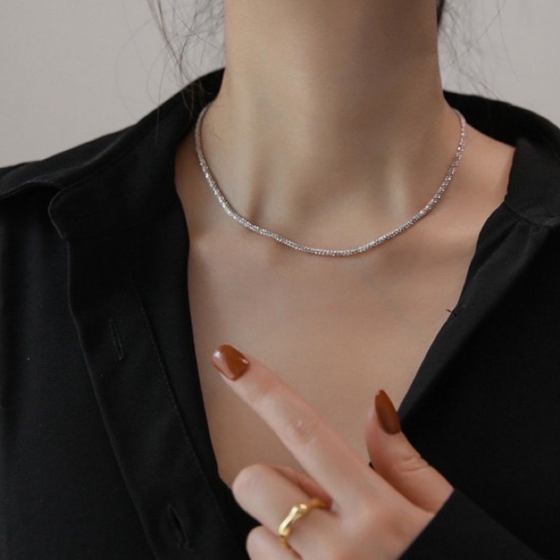 Diana necklace / kalung silver