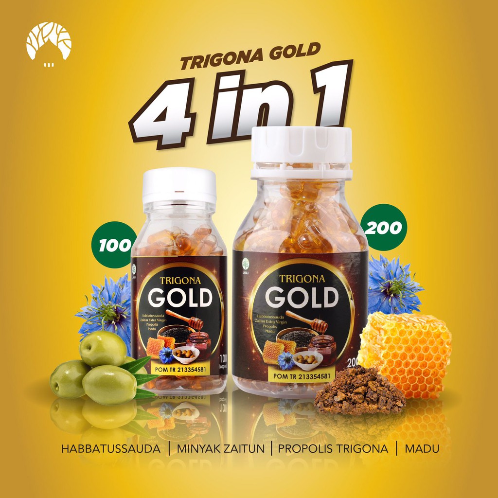 Habbatussauda Extra Propolis Trigona Gold Habatusauda Original Asli 100 200 Kapsul