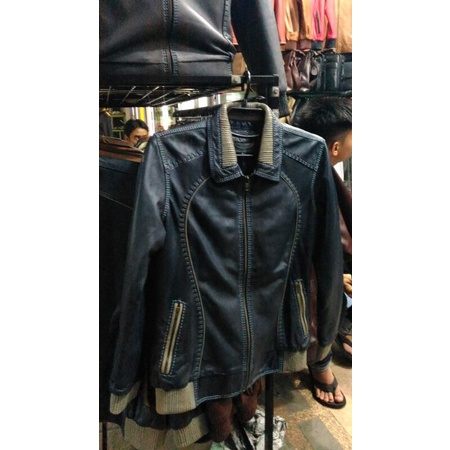 Jaket kulit asli leather genuine
