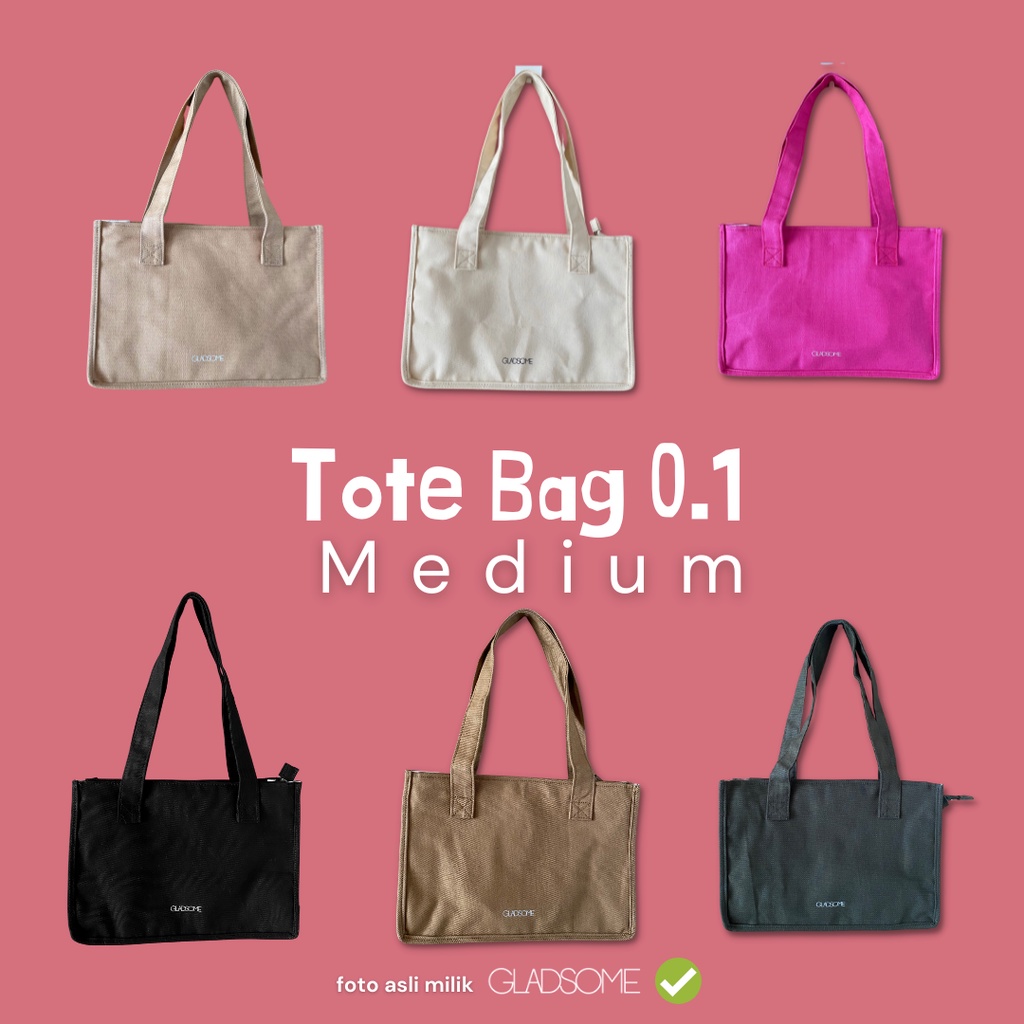TOTE BAG 0.1 - MEDIUM - GLADSOME / CANVAS BAG