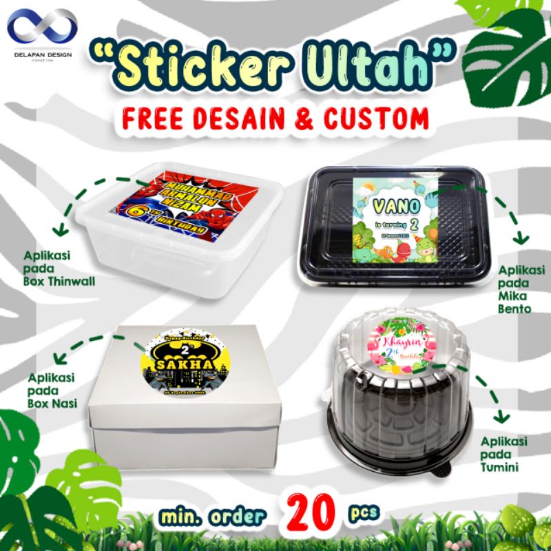 

STIKER ULANG TAHUN/LABEL IDUL FITRI/ RAMADHAN/ TAKJIL SNACK/ BENTO/COOKIES/LEBARAN