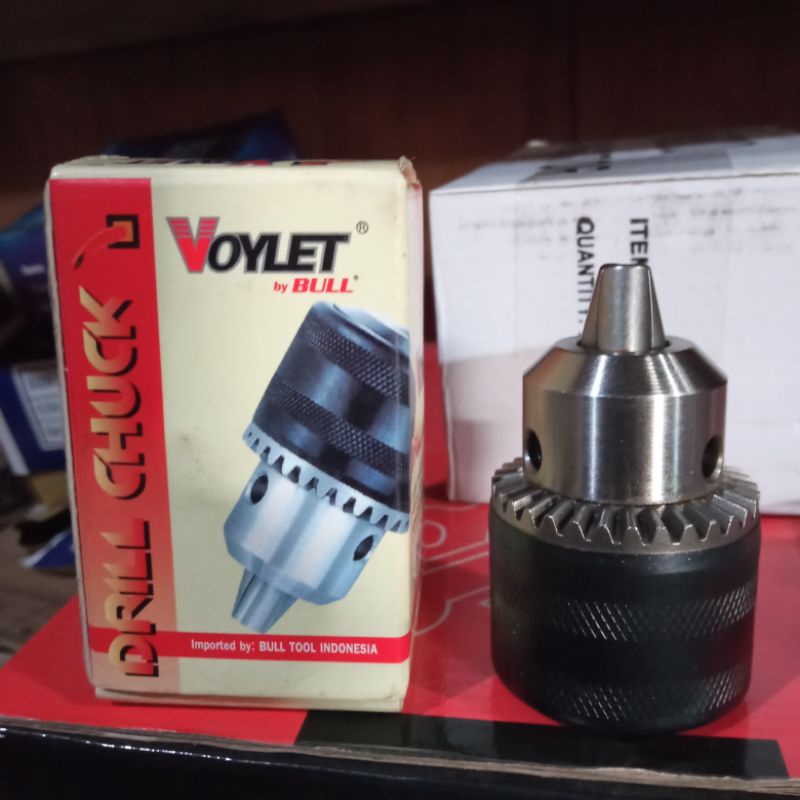 kepala kop bor drill chuck 13mm voylet drill chuck kepala bor duduk 13mm