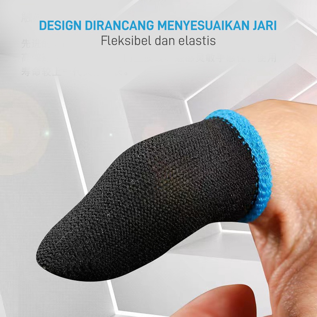 Finger Sleeve Sarung Jari Jempol Veger For Gaming Game Mobile Legend PUBG 1 Pasang