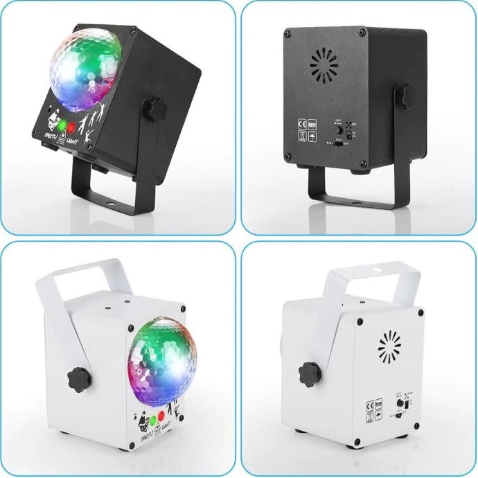 LAMPU DISCO LASER LED 60 POLA CAHAYA PROYEKTOR PESTA CLUB CAFE RGB